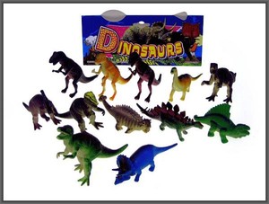 Zestaw figurek dinozaurów 10cm