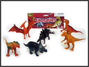 Dinozaury Zestaw sześciu figurek 14cm