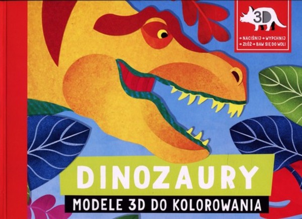 Dinozaury Modele 3D do kolorowania