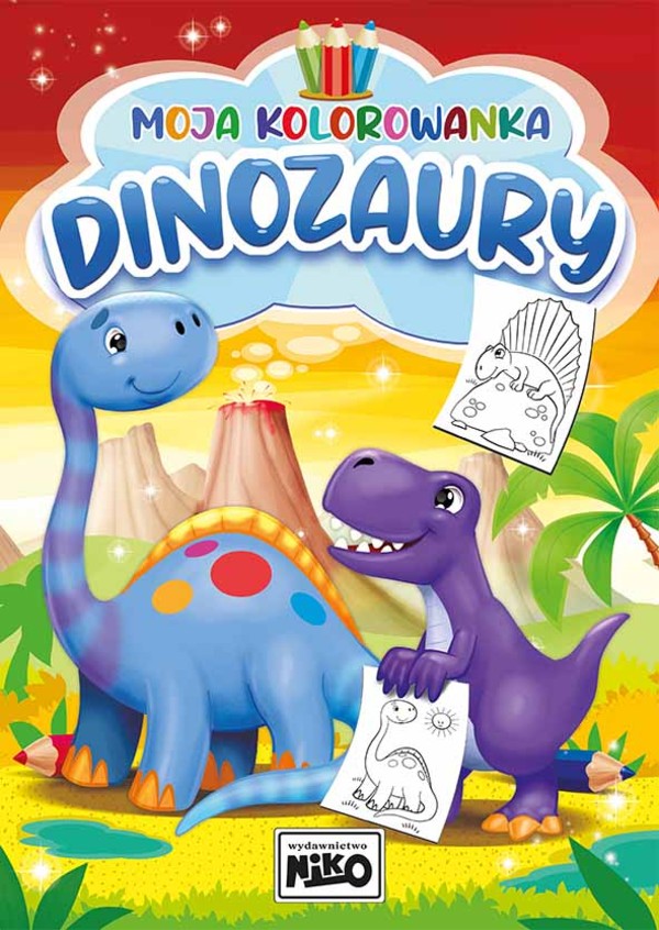 Dinozaury Moja kolorowanka