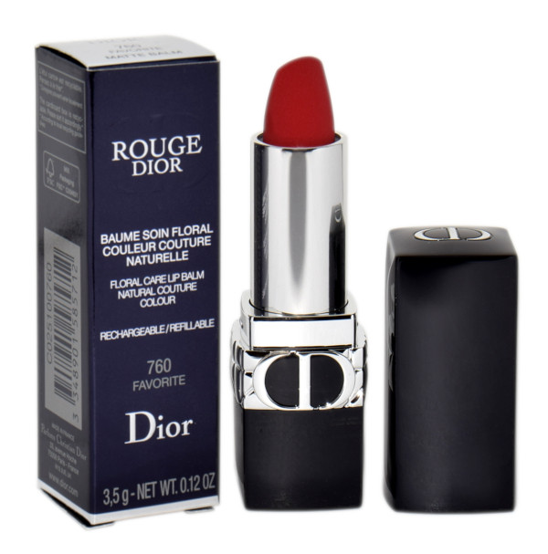 Dior Rouge Floral Care Lip Balm Matte 760 Favorite Koloryzujący balsam do ust