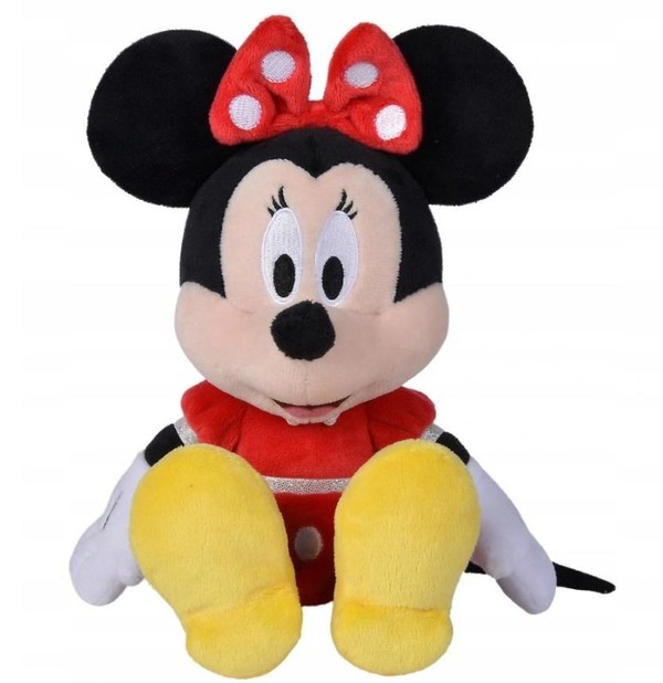 Disney Minnie maskotka pluszowa czerwona 25 cm