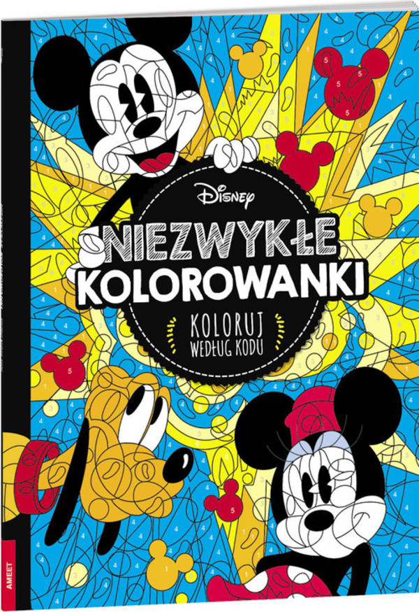 Disney. Niezwykłe kolorowanki Koloruj według kodu