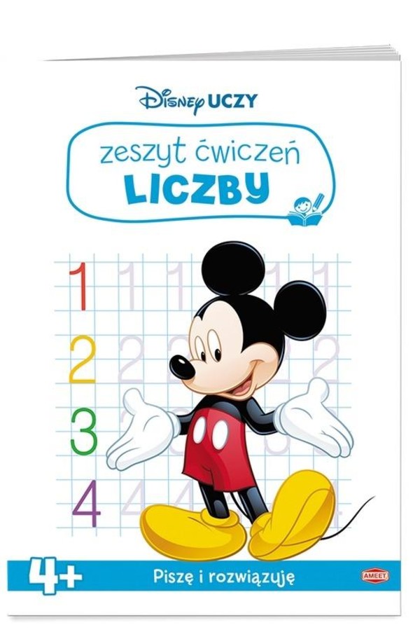 Disney Uczy Zeszyt ćwiczeń Liczby