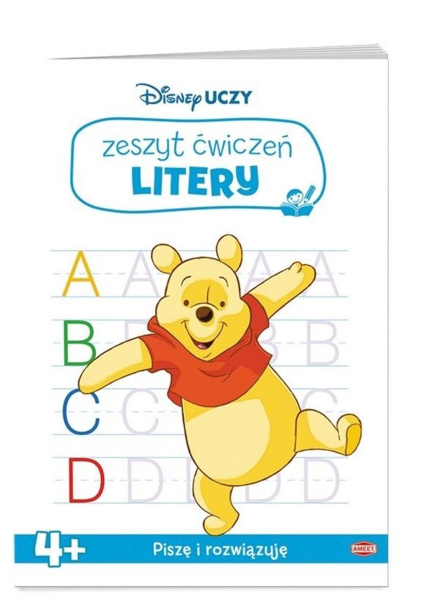 Disney Uczy Zeszyt ćwiczeń Litery