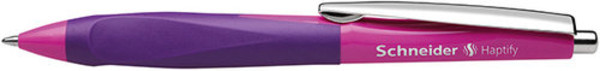 Długopis automatyczny Schneider Haptify, M, różowy/fioletowy