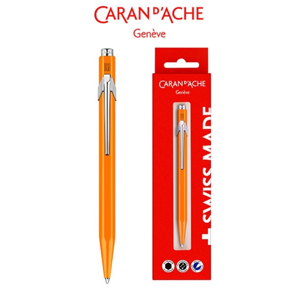 Długopis Gift Box Fluo Line pomarańczowy