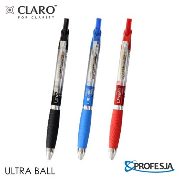 Długopis CLARO Ultra ball aut.1,0mm niebieski p10 CL-1748