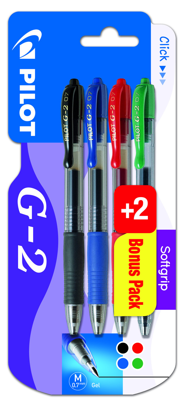 Długopis Pilot G-2 4 kolory