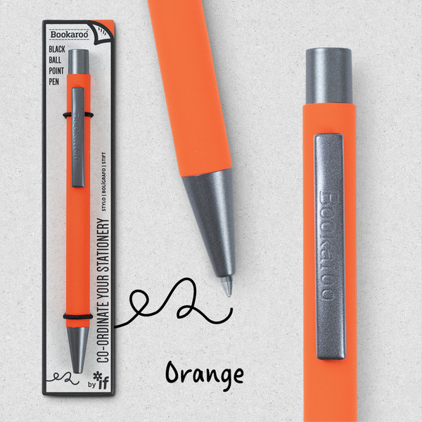 Długopis pomarańczowy bookaroo if