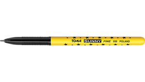 Długopis SUNNY czarny 0.7 mm
