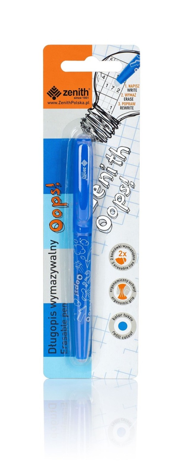 Długopis wymazywalny Zenith OPSS niebieski