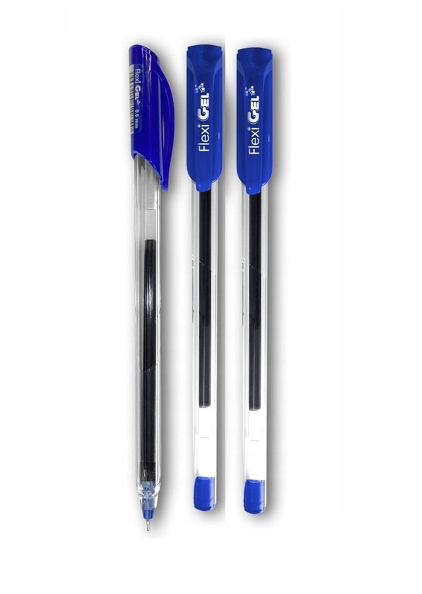 Długopis żelowy flexi gel penmate niebieski 3 szt.