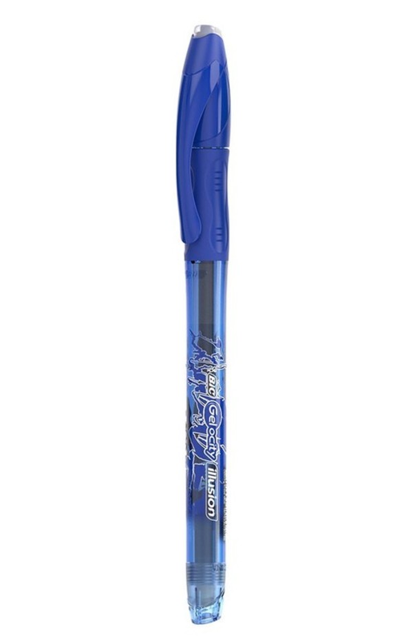 Długopis żelowy zmazywalny BIC Gelocity Illusion niebieski