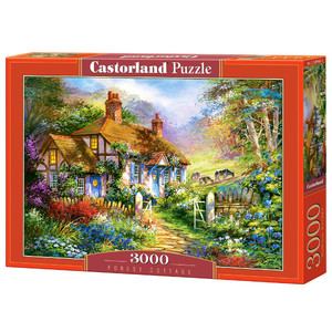 Puzzle Domek w lesie 3000 elementów