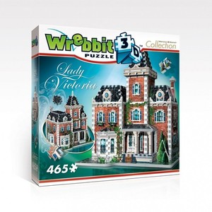 Puzzle 3D Domek Wiktoriański 465 elementów