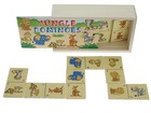Gra Domino obrazkowe drewniane Safari