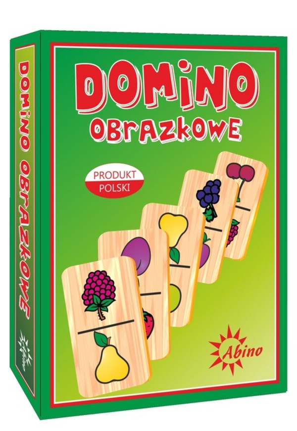 Gra Domino obrazkowe Owoce