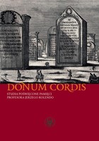 Donum cordis - mobi, epub, pdf Studia poświęcone pamięci Profesora Jerzego Kolendo