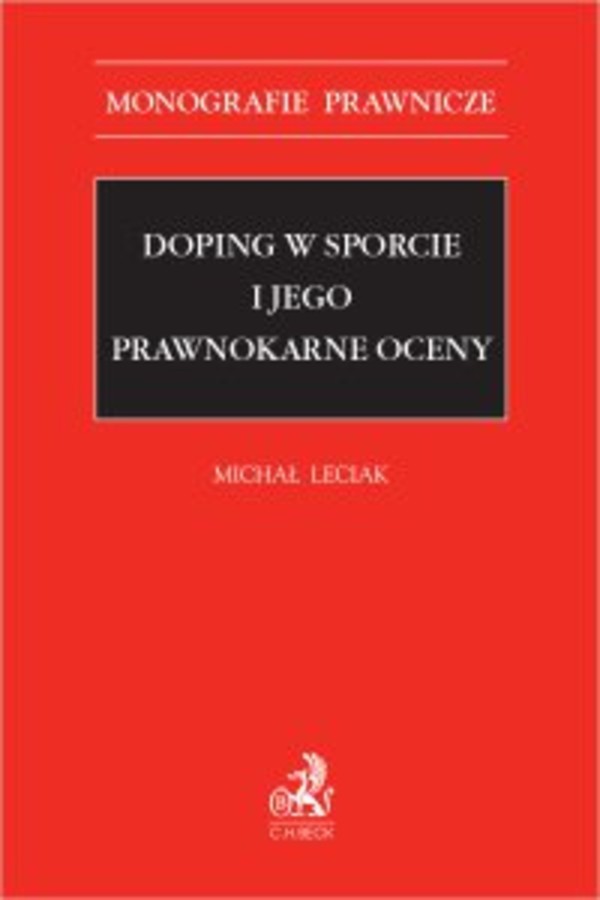 Doping w sporcie i jego prawnokarne oceny - pdf