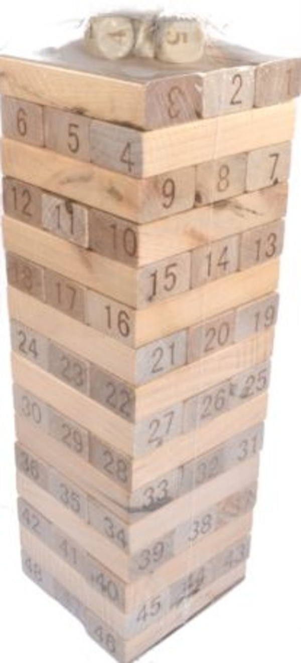 Drewniana wieża numeryczna
