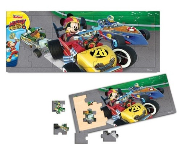 Puzzle Drewniane Mickey and the Roadster Racers 21 elementów