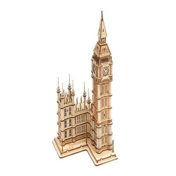 Drewniane Puzzle 3D LED Big Ben 220 elementów