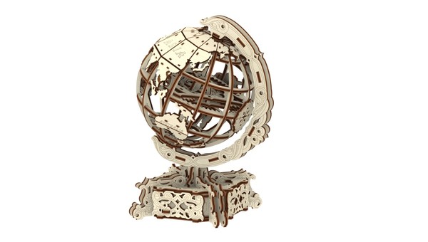 Puzzle drewniane 3D World Globe - Globus 231 elementów