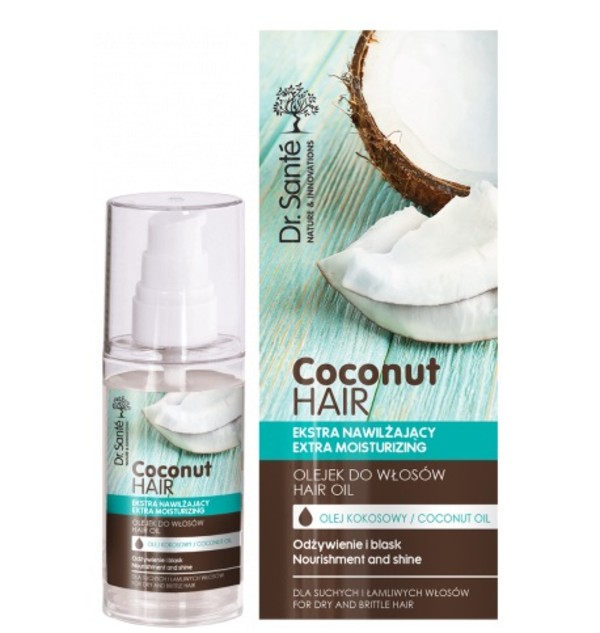 Coconut Hair Olejek nawilżający do włosów suchych i łamliwych