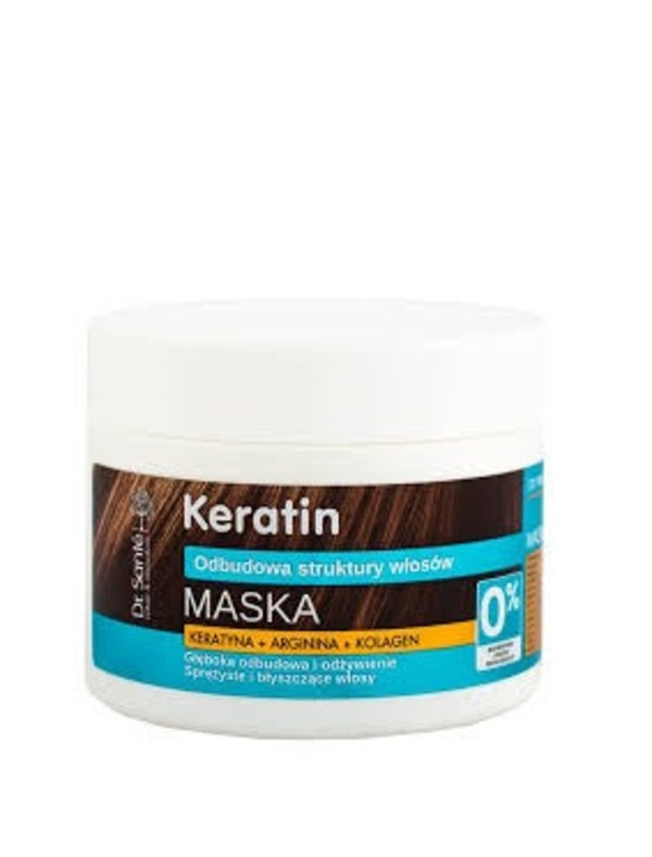 Keratin Hair Maska odbudowująca do włosów łamliwych i matowych