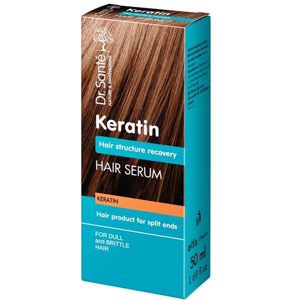 Keratin Hair Serum odbudowujące do włosów łamliwych i matowych