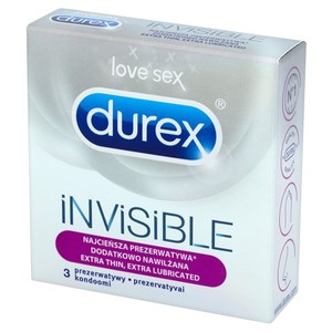 Invisible Extra Lubricated Prezerwatywy
