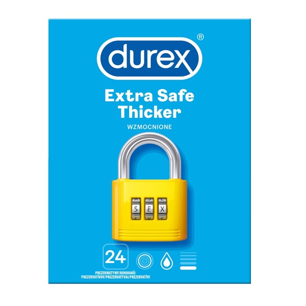 Extra Safe Thicker Prezerwatywy wzmocnione