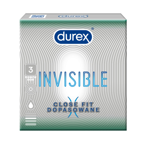 Invisible Close Fit Prezerwatywy dopasowane