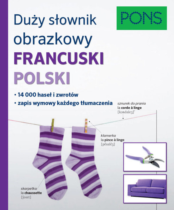 PONS Duży słownik obrazkowy Francuski Polski