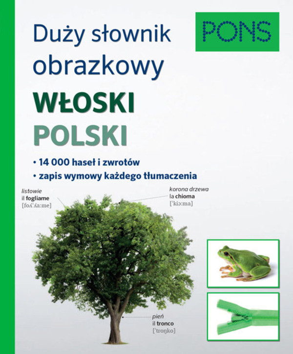 PONS Duży słownik obrazkowy Włoski Polski