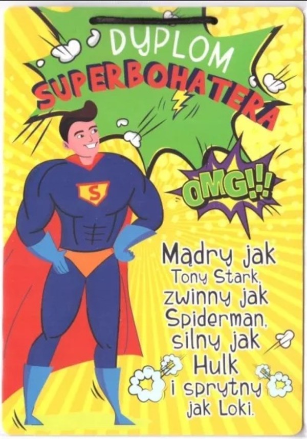 Dyplom Superbohater