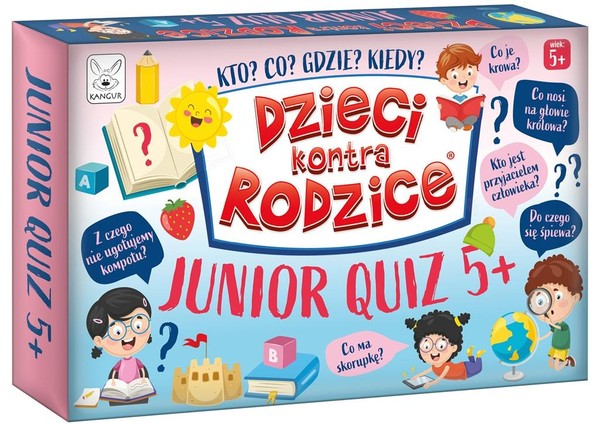 Gra Dzieci kontra Rodzice Junior Quiz 5+