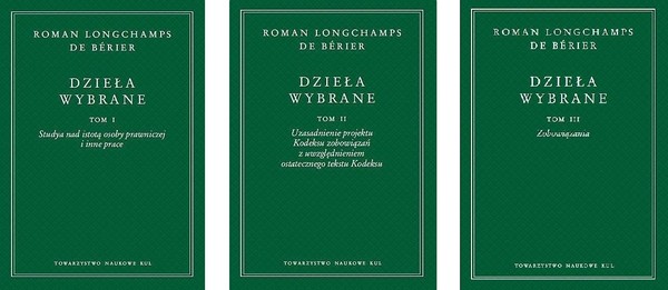 Roman Longchamps de Berier Dzieła wybrane Tomy I-III