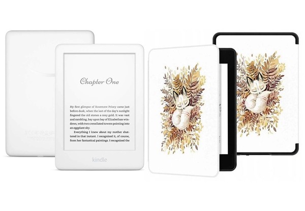 Czytnik Ebooków Kindle 10 8GB + Etui Lisek (biały) (bez reklam)