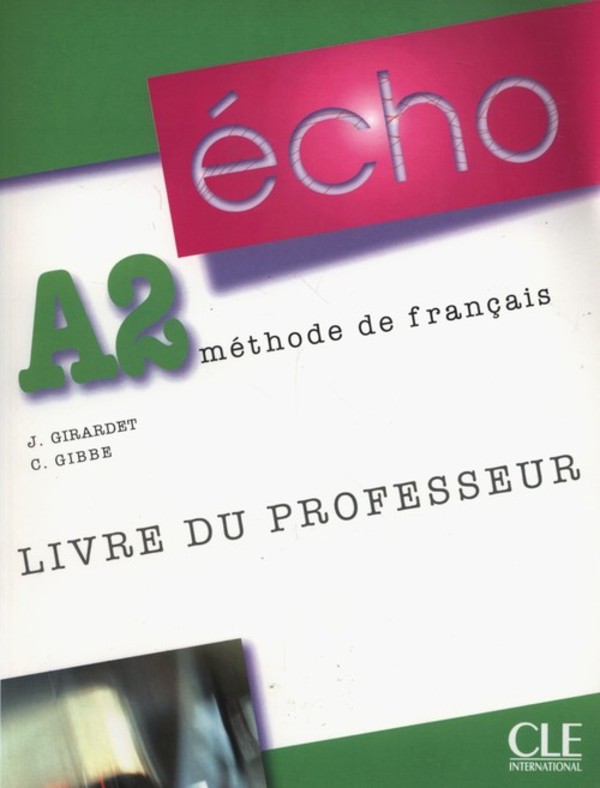Echo A2 Livre du professeur