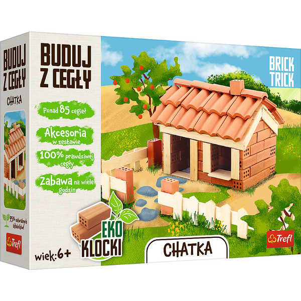 Brick Trick Eko Klocki Buduj z cegły Chatka