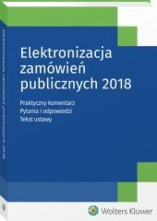 Elektronizacja zamówień publicznych 2018 - epub, pdf