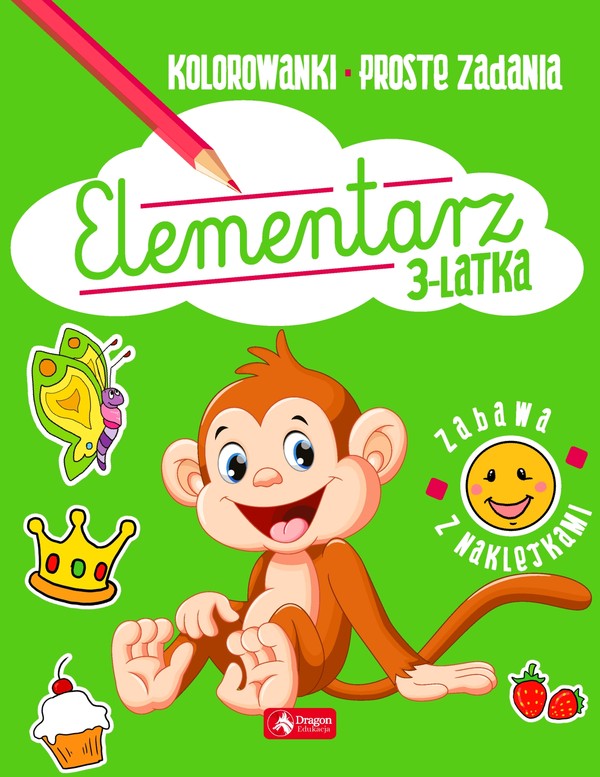 Elementarz 3-latka Zabawa z naklejkami