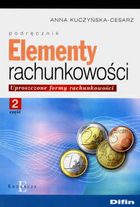 Elementy rachunkowości Część 2. Uproszczone formy rachunkowości