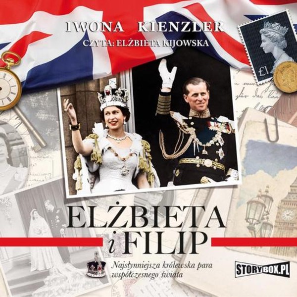Elżbieta i Filip. Najsłynniejsza królewska para współczesnego świata - Audiobook mp3