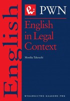 Okładka:English in Legal Context 