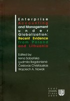 Enterprise accounting and management under globalization: recent evidence from Poland and Lithuania