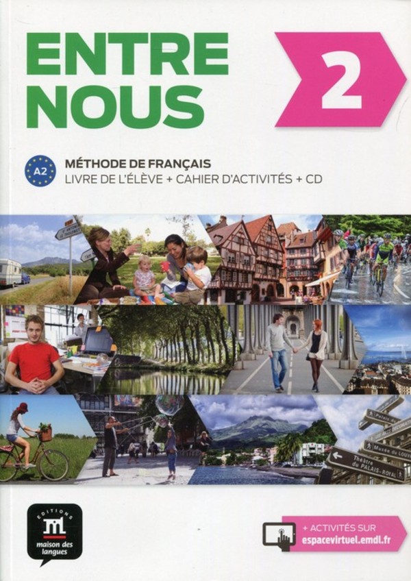 Entre nous 2 A1. Podręcznik z ćwiczeniami + CD