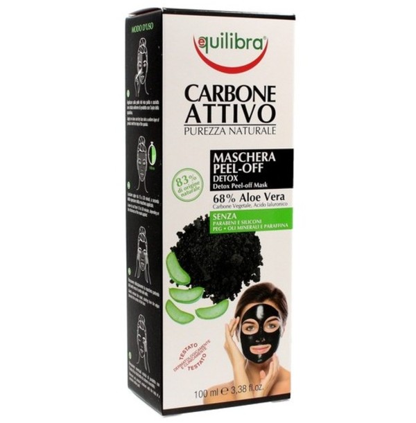 Carbone Attivo Maska do twarzy peel-off z aktywnym węglem